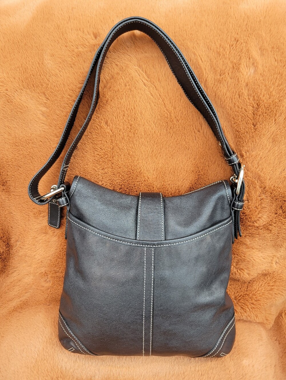 Vintage Y2K Coach Soho Flap Crossbody/Shoulder Bag - Picture 2 of 15